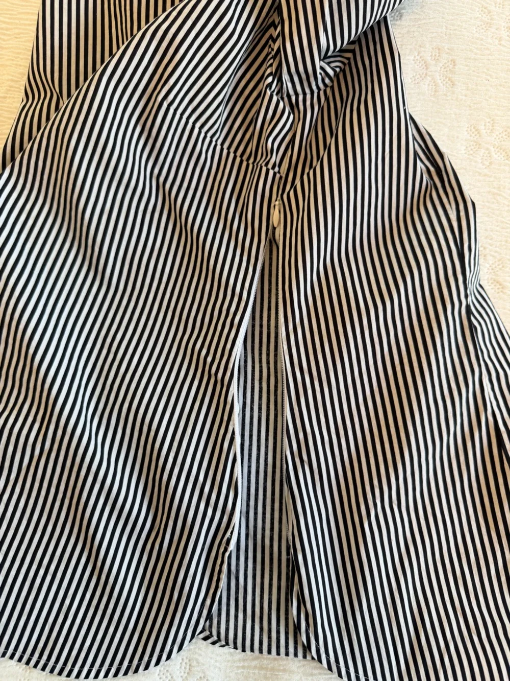 Talbots Blouse Top Black White size SP - Picture 7 of 7